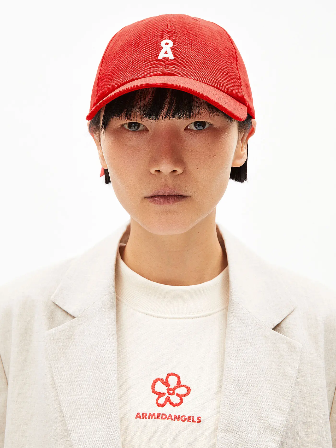 ARMEDANGELS | Kappe YENAAS | rot
